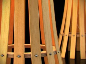wooden floor lamp 04 3D Model