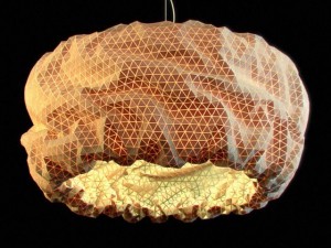 wooden lampshade 07 Modelo 3D