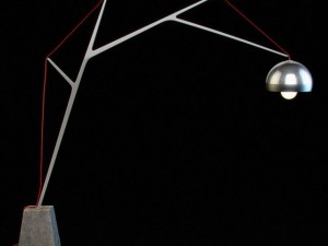 contemporary floor lamp 08 Modelo 3D