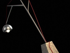 contemporary floor lamp 08 Modelo 3D