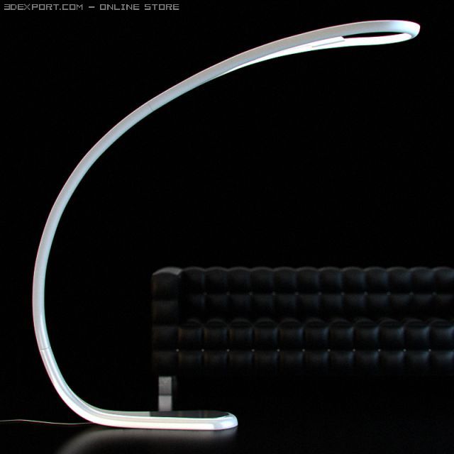 floor lamp 09 Model 3D .c4d .max .obj .3ds .fbx .stl .blend 