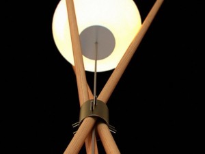wooden floor lamp 10 3D-Modell