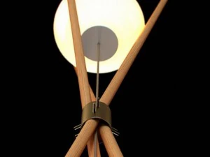 wooden floor lamp 10 3D Model