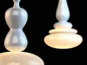 modern lamp set 11 3D Model