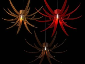 abat-jour en bois 12 Modèle 3D