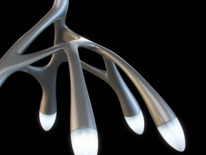 chrome ceiling lamps 15 3D Model