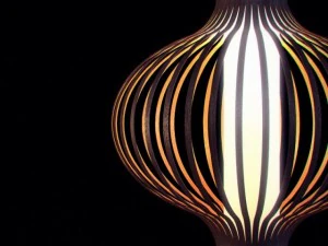 wooden lampshade 17 3D Model