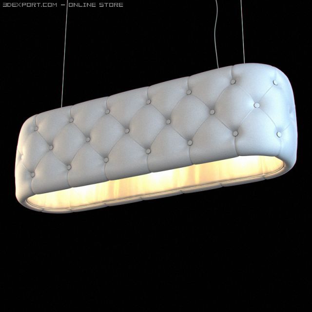 leather lampshade 18 Modello 3D .c4d .max .obj .3ds .fbx .stl .blend
