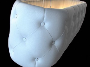 leather lampshade 18 Modello 3D