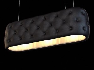 leather lampshade 18 Modello 3D