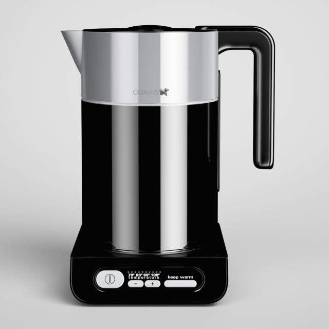 cgaxis electric kettle 02 3D Модель .c4d .max .obj .3ds .fbx .stl .blend 
