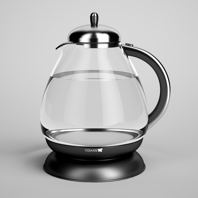 cgaxis electric kettle 03 3Dモデル .c4d .max .obj .3ds .fbx .stl .blend 