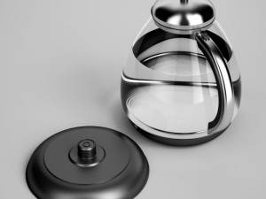 cgaxis electric kettle 03 3Dモデル