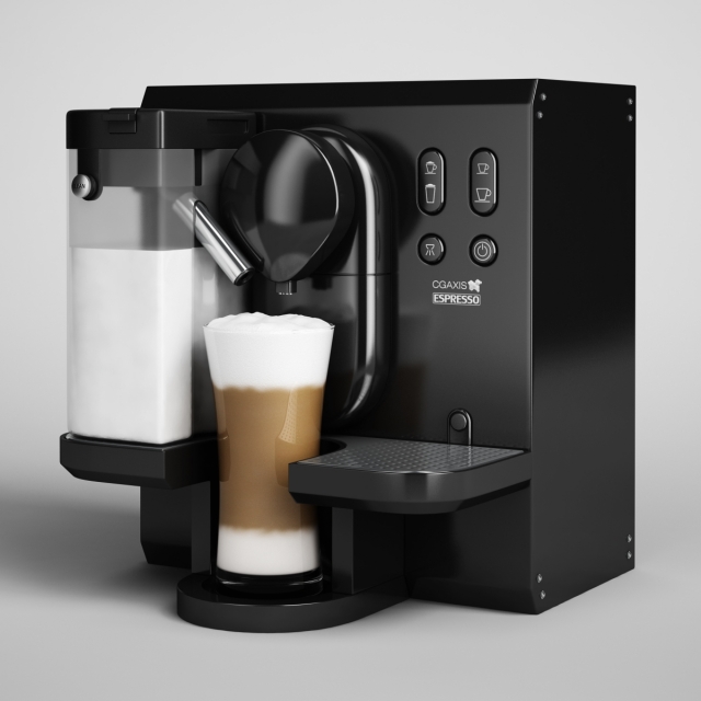 cgaxis espresso machine 04 3D Model .c4d .max .obj .3ds .fbx .stl .blend 