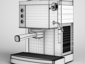 cgaxis coffee maker 05 3D Model