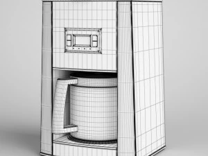 cgaxis electric coffee maker 06 3D Model