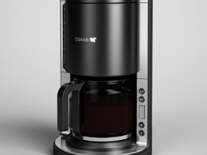 cgaxis electric coffee maker 07 3D Модель