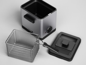cgaxis electric deep fryer 10 3D Модель