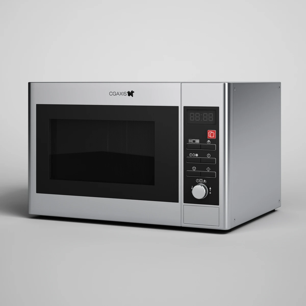 cgaxis countertop microwave oven 11 3D Model .c4d .max .obj .3ds .fbx .stl .blend