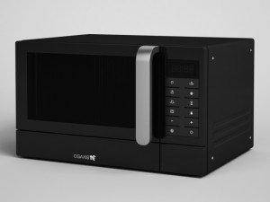 cgaxis countertop microwave oven 12 3D Модель