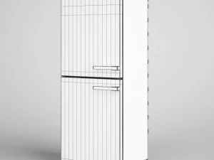 cgaxis refrigerator 14 3D Model