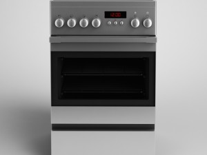 cgaxis electric stove 15 3D Модель