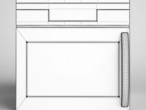 cgaxis oven 16 3D Model