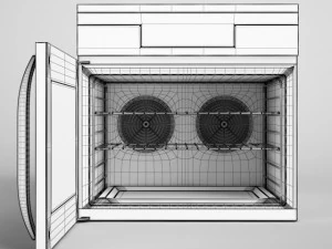 cgaxis oven 16 3D Model