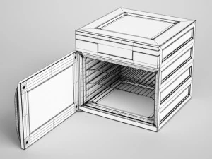 cgaxis oven 16 3D Model