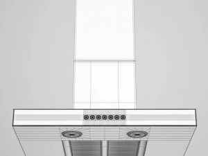 cgaxis cooker exhaust fan hood 18 3D Model