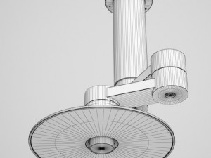cgaxis cooker exhaust fan hood 20 3D Model