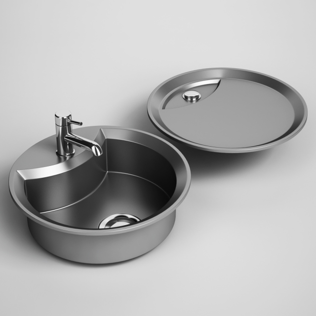 cgaxis kitchen sink 22 3D 모델 .c4d .max .obj .3ds .fbx .stl .blend 