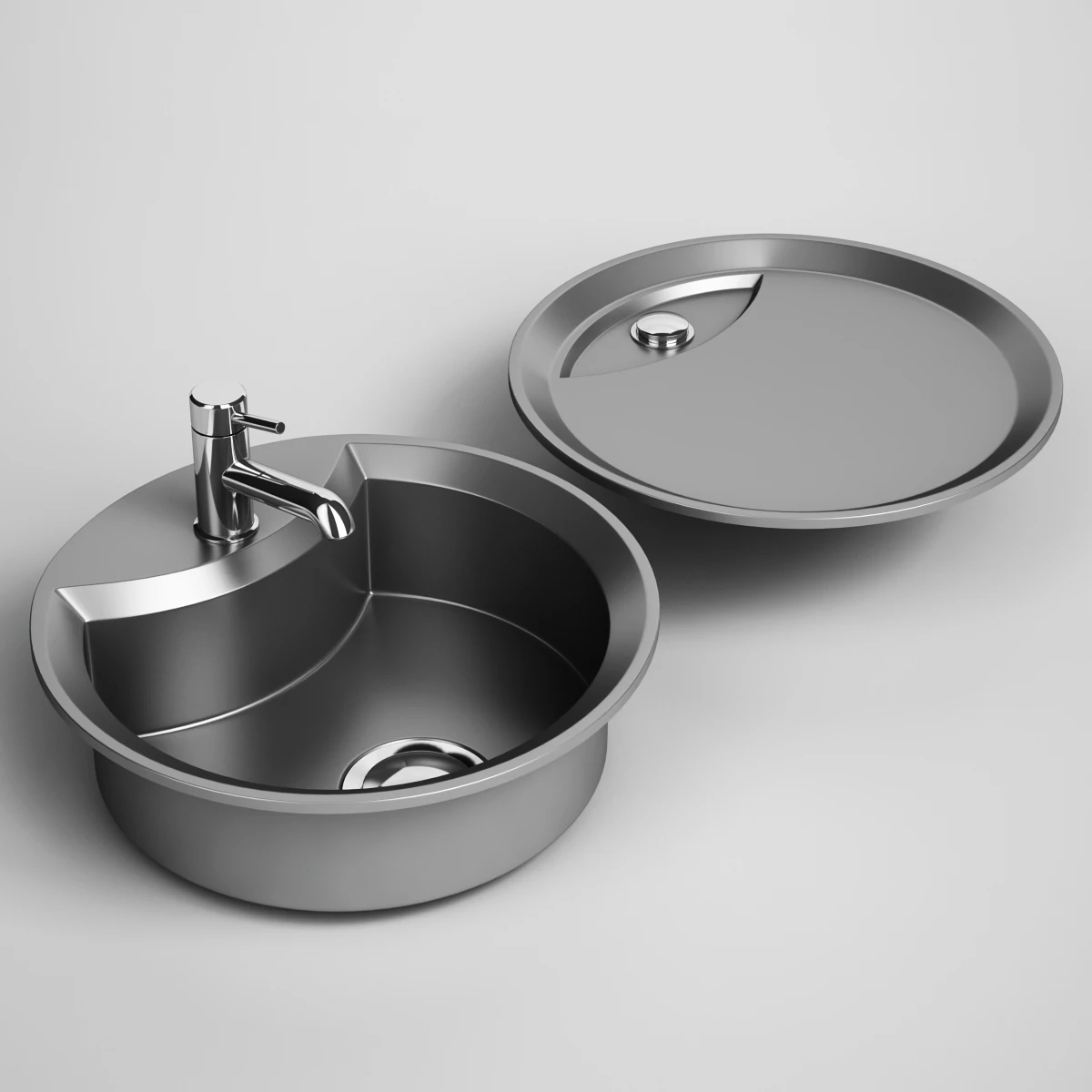 cgaxis kitchen sink 22 3D Model .c4d .max .obj .3ds .fbx .stl .blend