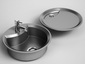 cgaxis kitchen sink 22 3D 模型