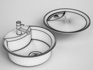 cgaxis kitchen sink 22 3D 모델