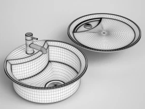 cgaxis kitchen sink 22 3D Model
