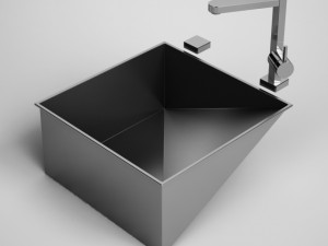 cgaxis kitchen sink 23 3D Model