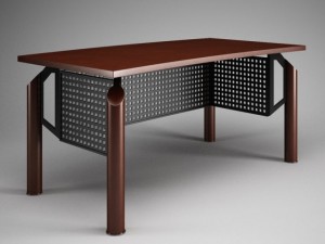 cgaxis office desk 01 3D Model