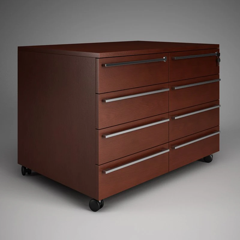 cgaxis office drawer cabinet 03 3D Model .c4d .max .obj .3ds .fbx .stl .blend