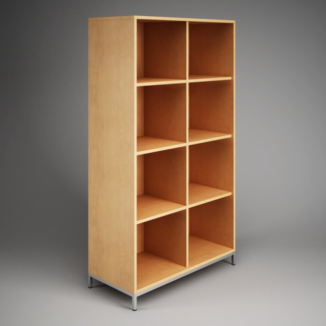 cgaxis office storage cubby shelf unit 09 Modelo 3D .c4d .max .obj .3ds .fbx .stl .blend 