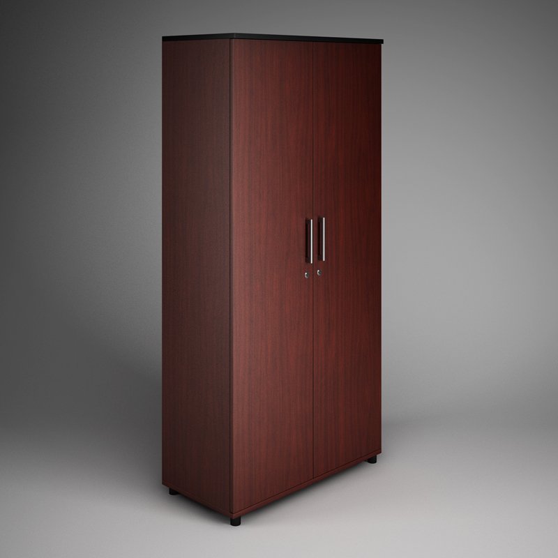 Wooden Cabinet with Four Drawers- 3D Model from CGAxis