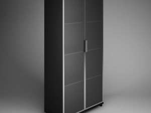 cgaxis office cabinet 13 3D Model