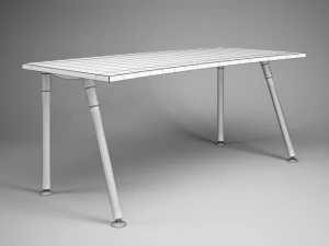 cgaxis office desk 14 3D Model