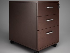 cgaxis office cabinet 15 3D Model
