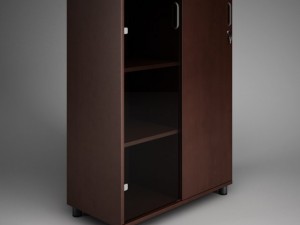 cgaxis office cabinet 16 3D Model
