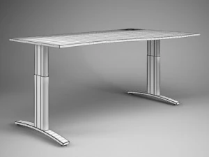 cgaxis office desk 18 3D Model