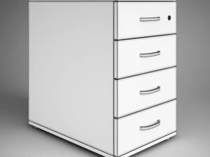 cgaxis office cabinet 20 3D Model