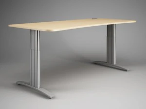 scrivania da ufficio cgaxis 21 Modello 3D