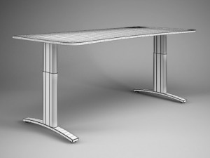 cgaxis office desk 21 Modèle 3D