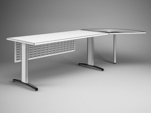 cgaxis office desk 23 3D मॉडल